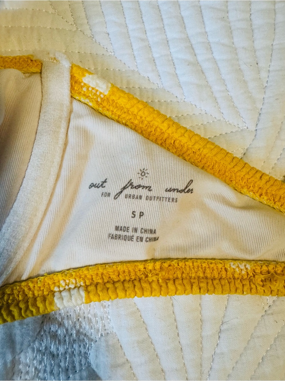 Yellow Polka Dot Bikini Set small - Picture 5 of 5